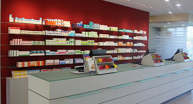 Offizin der Kirch-Apotheke Hiltrup